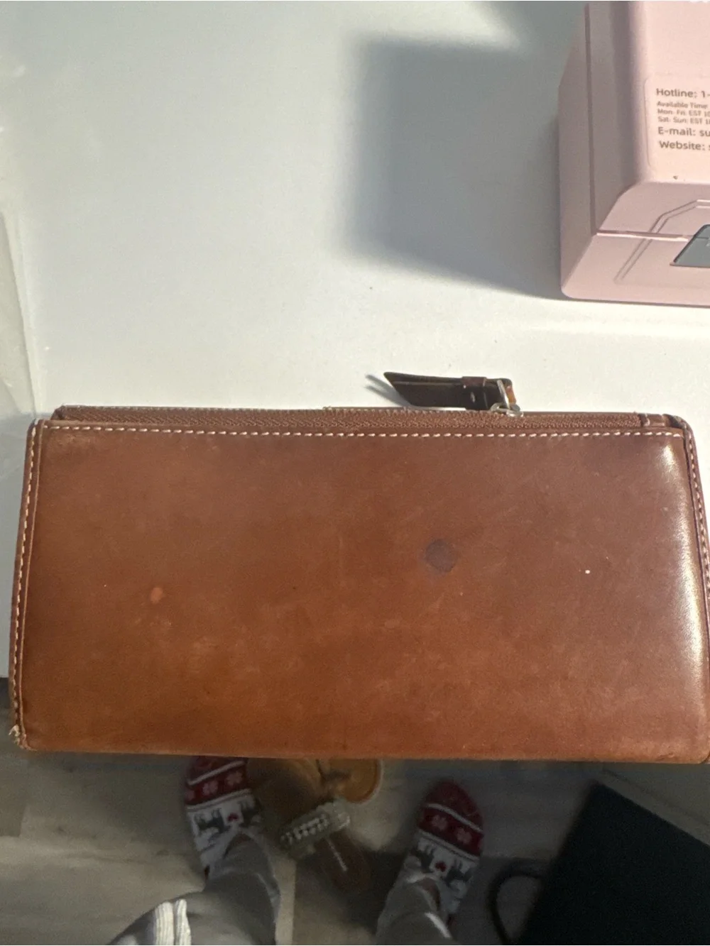 Coach Leatherware Est. 1941 Brown Leather Wallet Checkbook Organizer